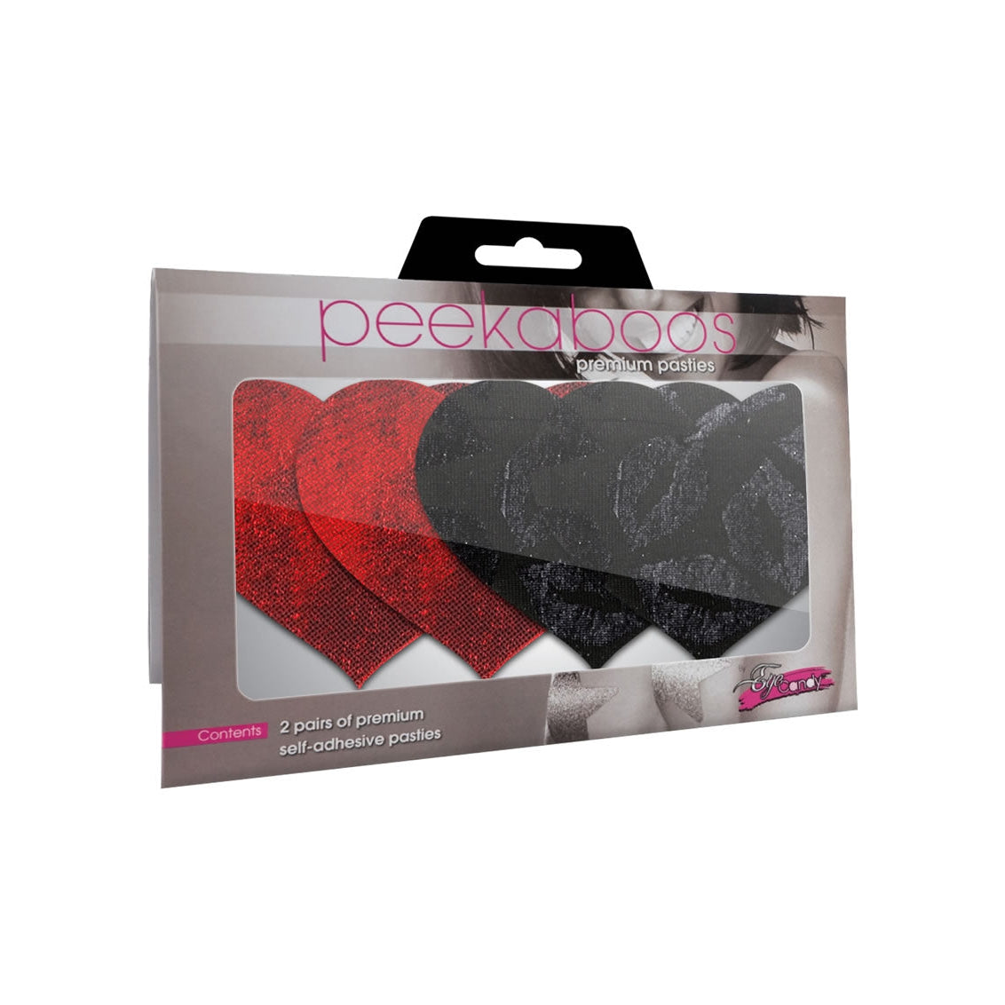 Peekaboos Stolen Kisses Hearts Self Adhesive Pasties