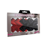 Peekaboos Stolen Kisses Xs Red & Black - Pack of 2