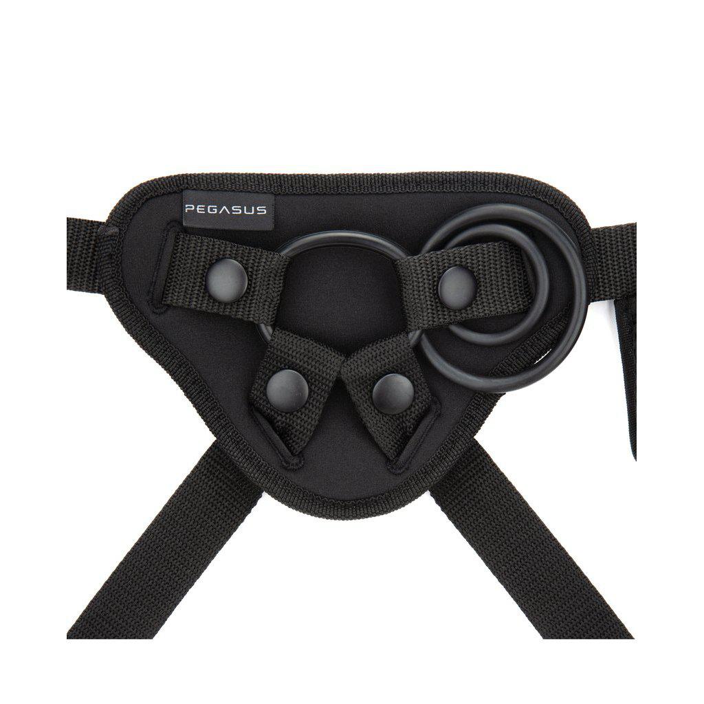 Pegasus 6.5" Rechargeable Dildo Harness Set