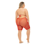 Pink Lipstick Fill Me In Bodystocking