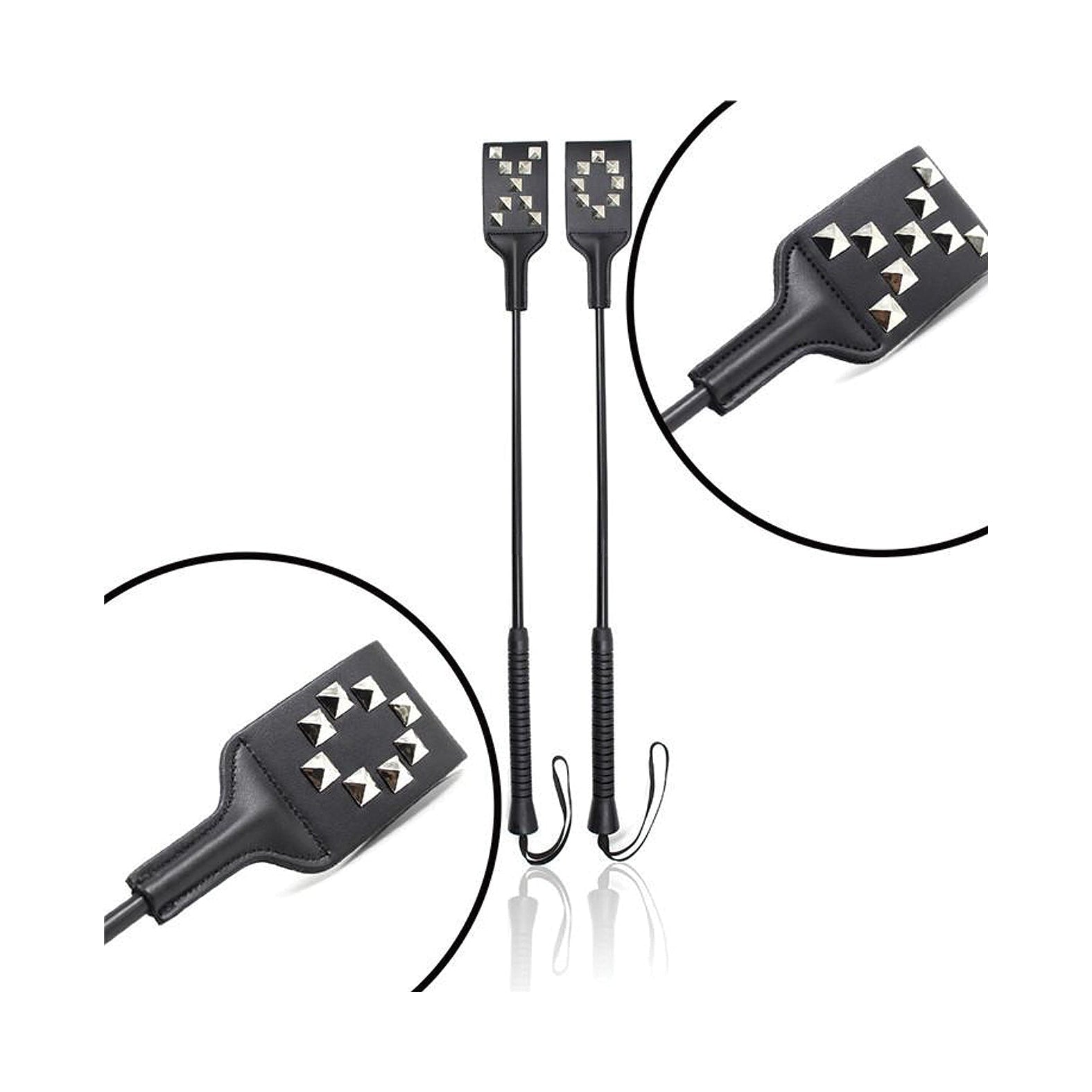 Plesur XO Studded PVC Crop