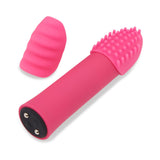 Point Plus Rechargeable Bullet Vibrator with Textured Tips