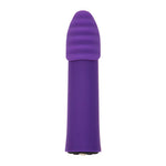 Point Plus Rechargeable Bullet Vibrator with Textured Tips