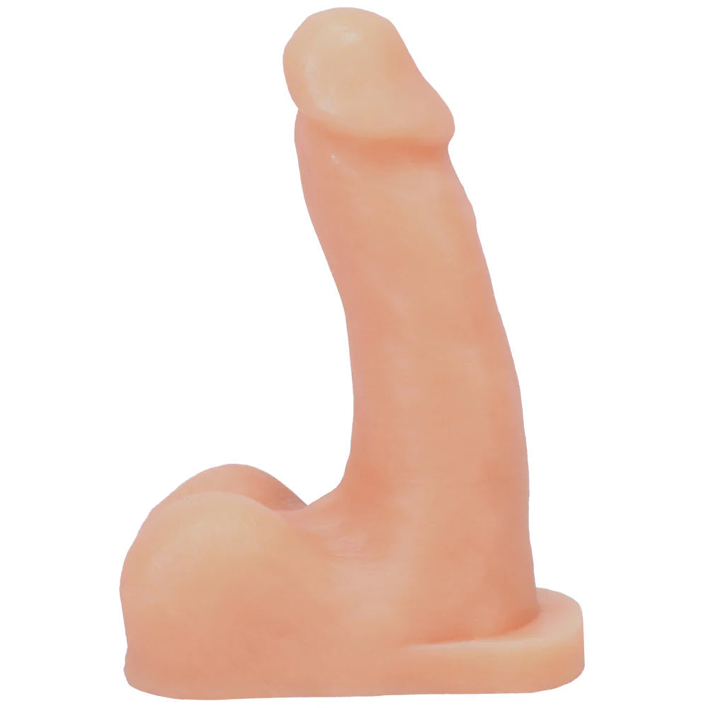 Pop N' Play Silicone Squirting Packer Dildo - Cream