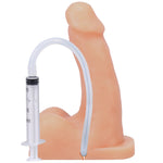 Pop N' Play Silicone Squirting Packer Dildo - Cream