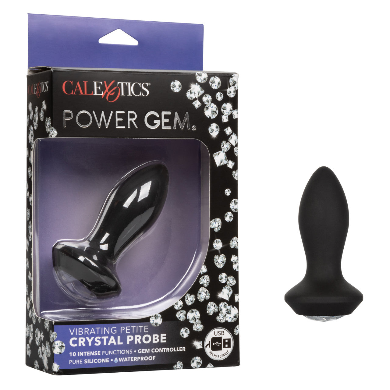 Power Gem Vibrating Petite Crystal Probe