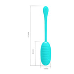 Pretty Love Kirk Silicone Rechargeable Egg Vibrator