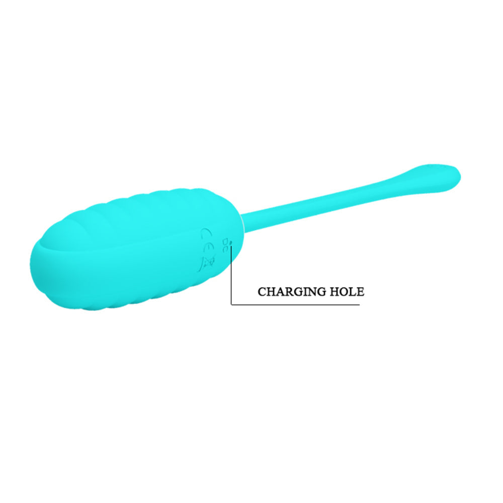 Pretty Love Kirk Silicone Rechargeable Egg Vibrator