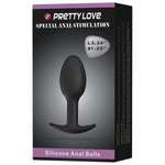 Pretty Love Silicone Anal Plug with Weighted Balls