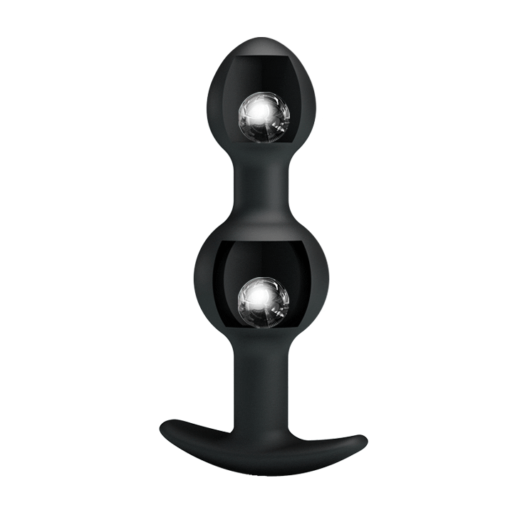 Pretty Love Silicone Anal Plug with Weighted Balls