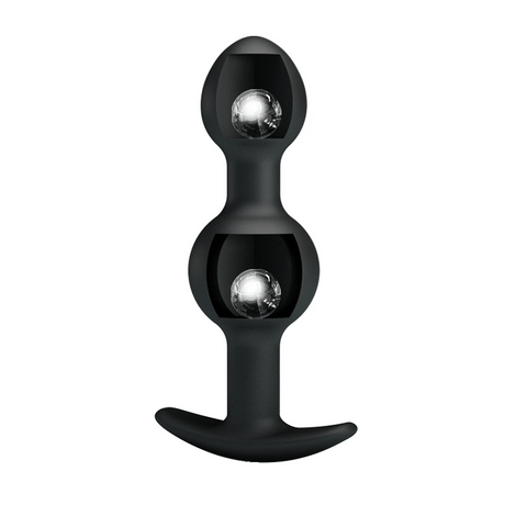 Pretty Love Silicone Anal Plug with Weighted Balls