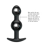 Pretty Love Silicone Anal Plug with Weighted Balls