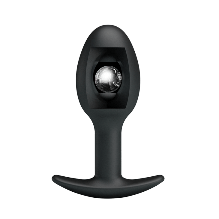 Pretty Love Silicone Anal Plug with Weighted Balls