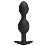 Pretty Love Silicone Anal Plug with Weighted Balls