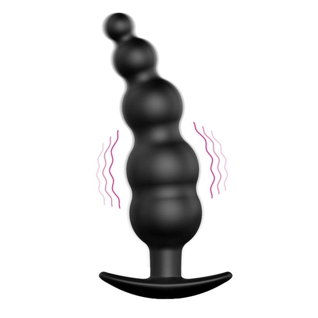 Pretty Love Vibrating Bead Shaped Butt Plug