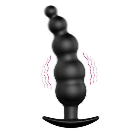 Pretty Love Vibrating Bead Shaped Butt Plug