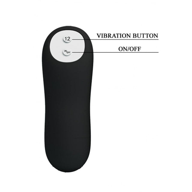 Pretty Love Vibrating Bead Shaped Butt Plug