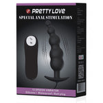Pretty Love Vibrating Bead Shaped Butt Plug