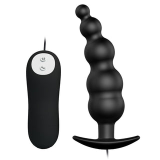 Pretty Love Vibrating Bead Shaped Butt Plug