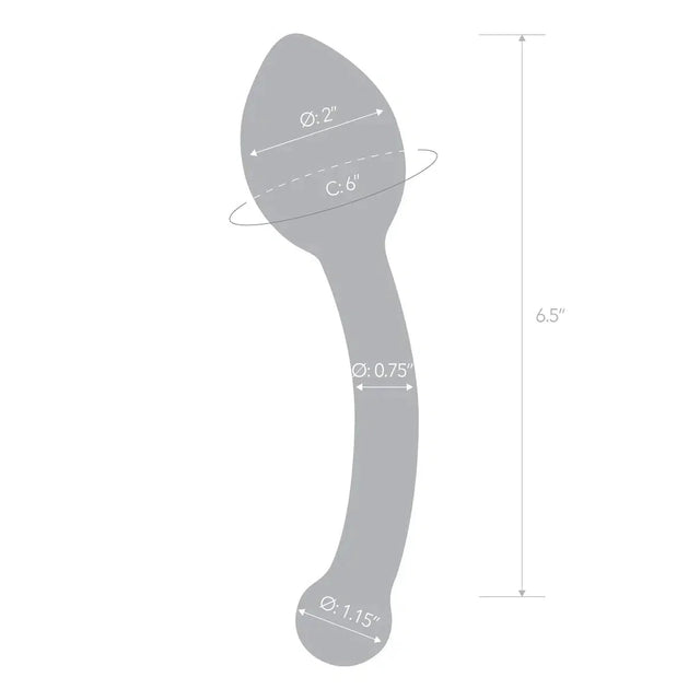 Pure Indulgence Glass Prostate Massager