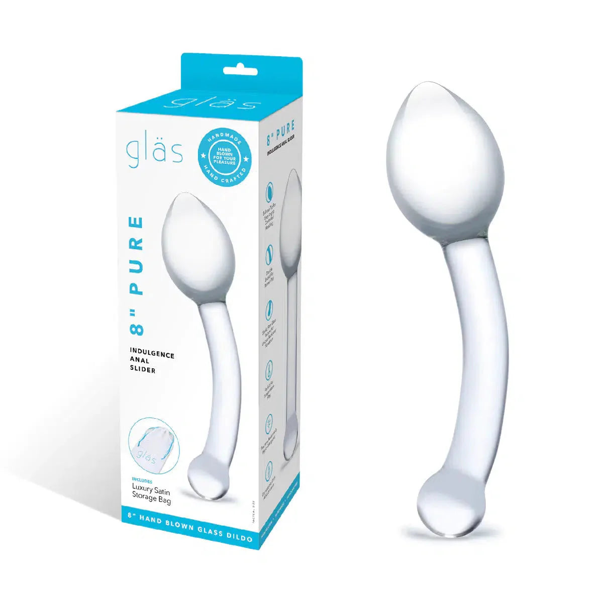 Pure Indulgence Glass Prostate Massager