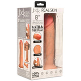 Real Skin 8 Inch Vibrating Realistic Skin Silicone Dildo