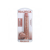 RealRock 15 Inch Dildo with Balls - Tan