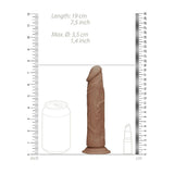 RealRock 7 Inch Soft & Flexible Dildo