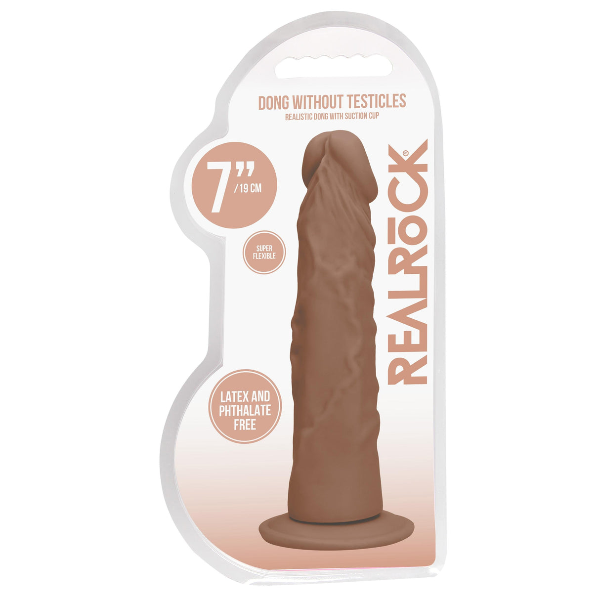 RealRock 7 Inch Soft & Flexible Dildo