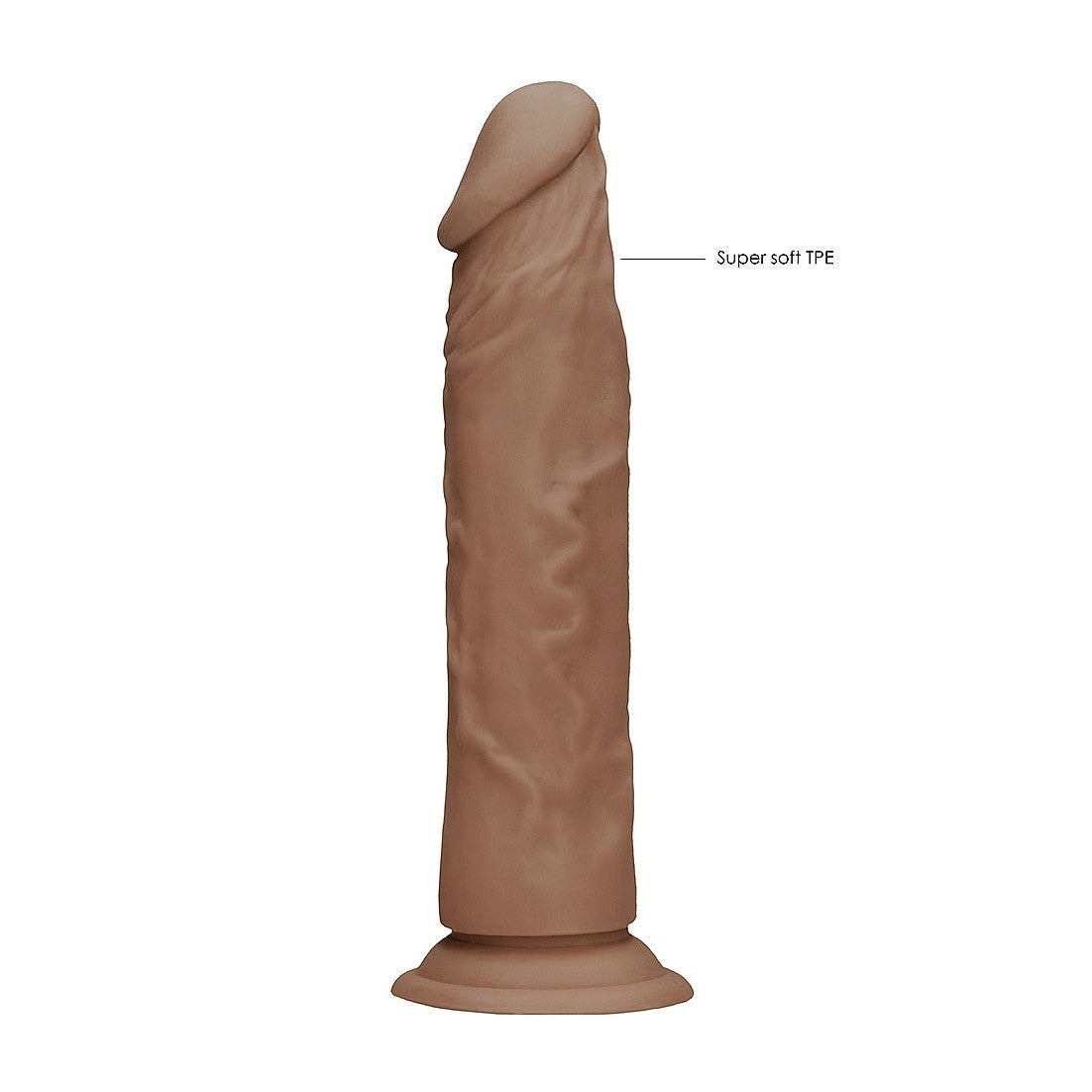 RealRock 8 Inch Soft & Flexible Dildo