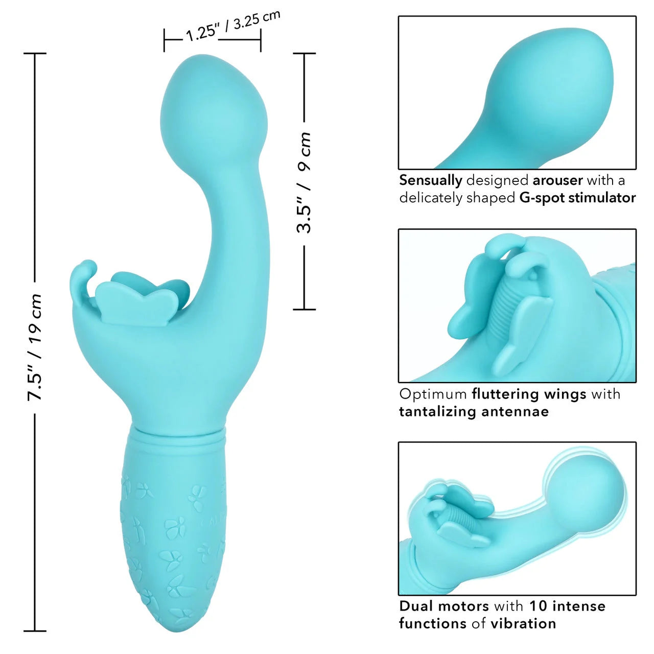 Rechargeable Butterfly Kiss Vibrator