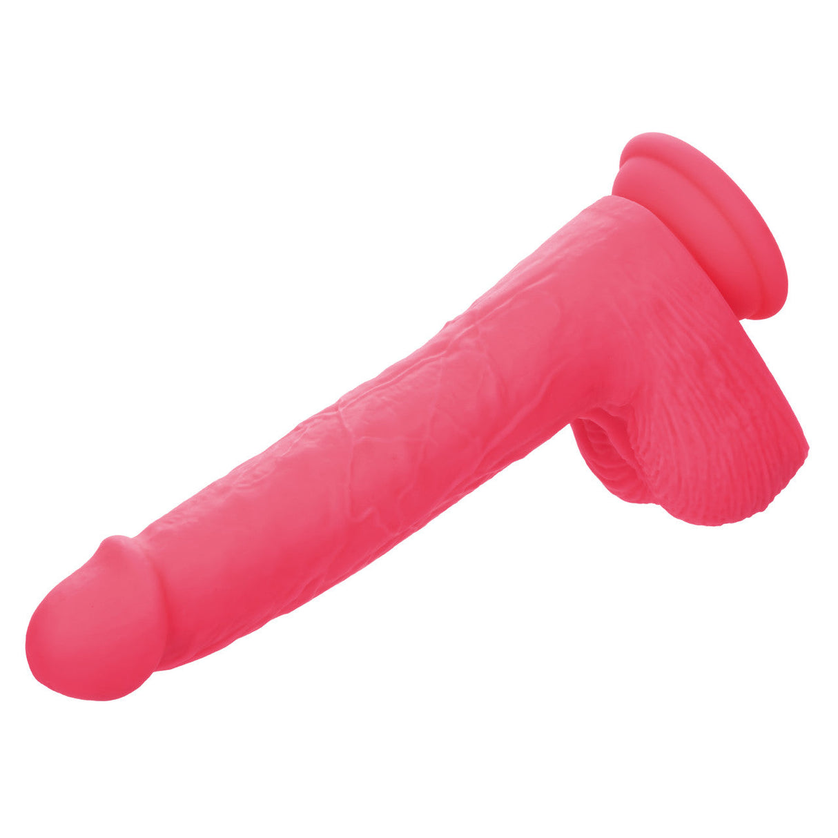 Rechargeable Rumbling & Thrusting Silicone Dildo