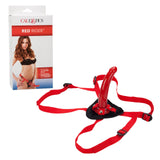 Red Rider Harness with G-Spot Dildo