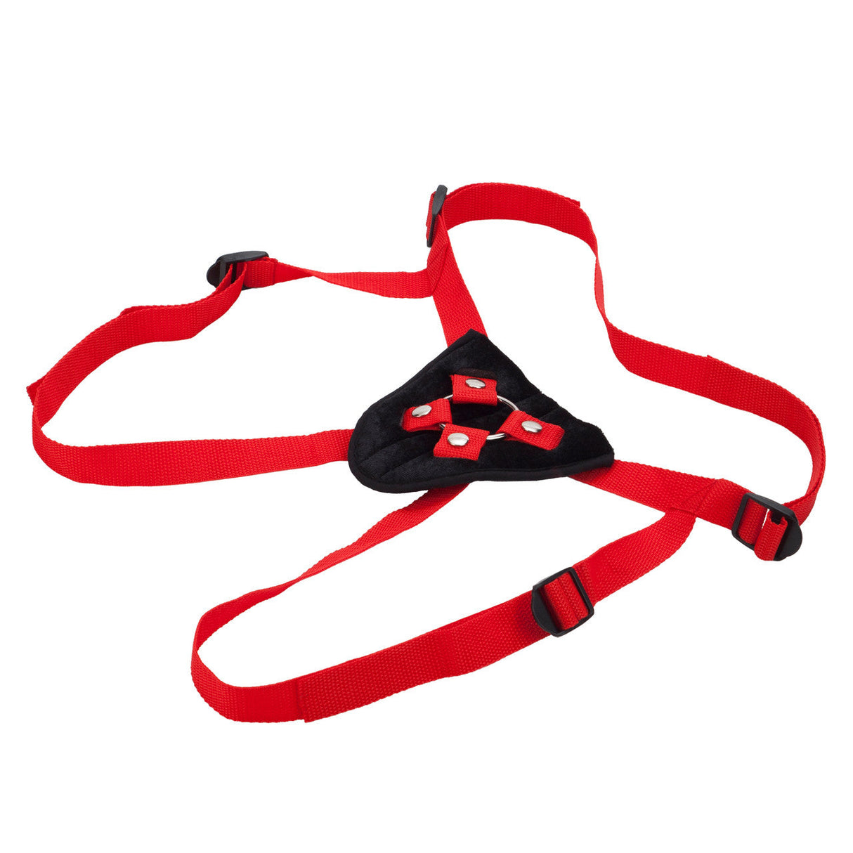 Red Rider Harness with G-Spot Dildo