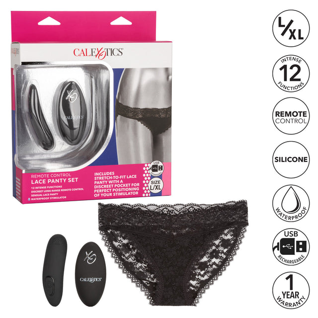 Remote Control Lace Panty & Vibe Set