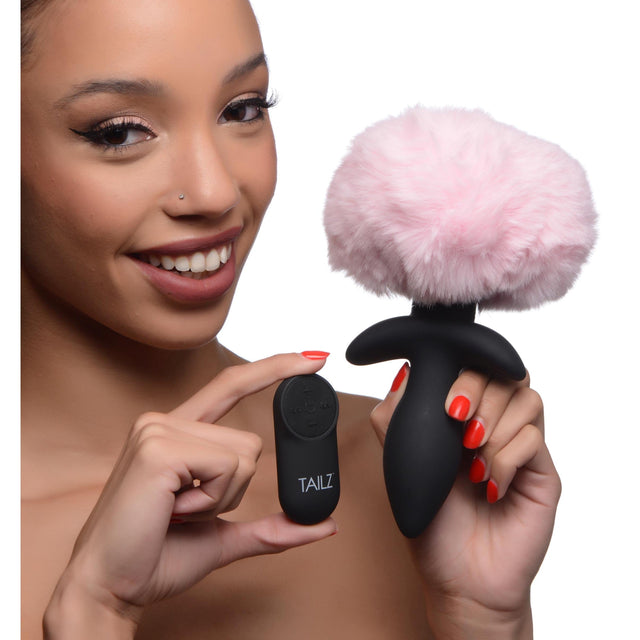 Remote Control Wagging Bunny Tail Anal Plug