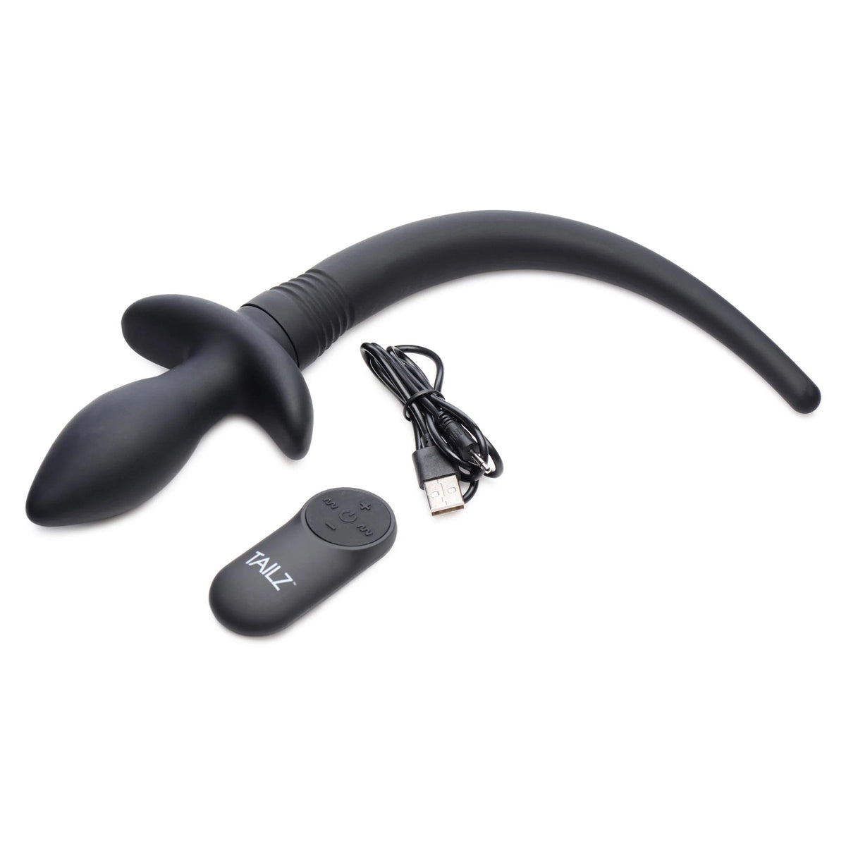 Remote Control Wagging and Vibrating Puppy Tail Anal Plug