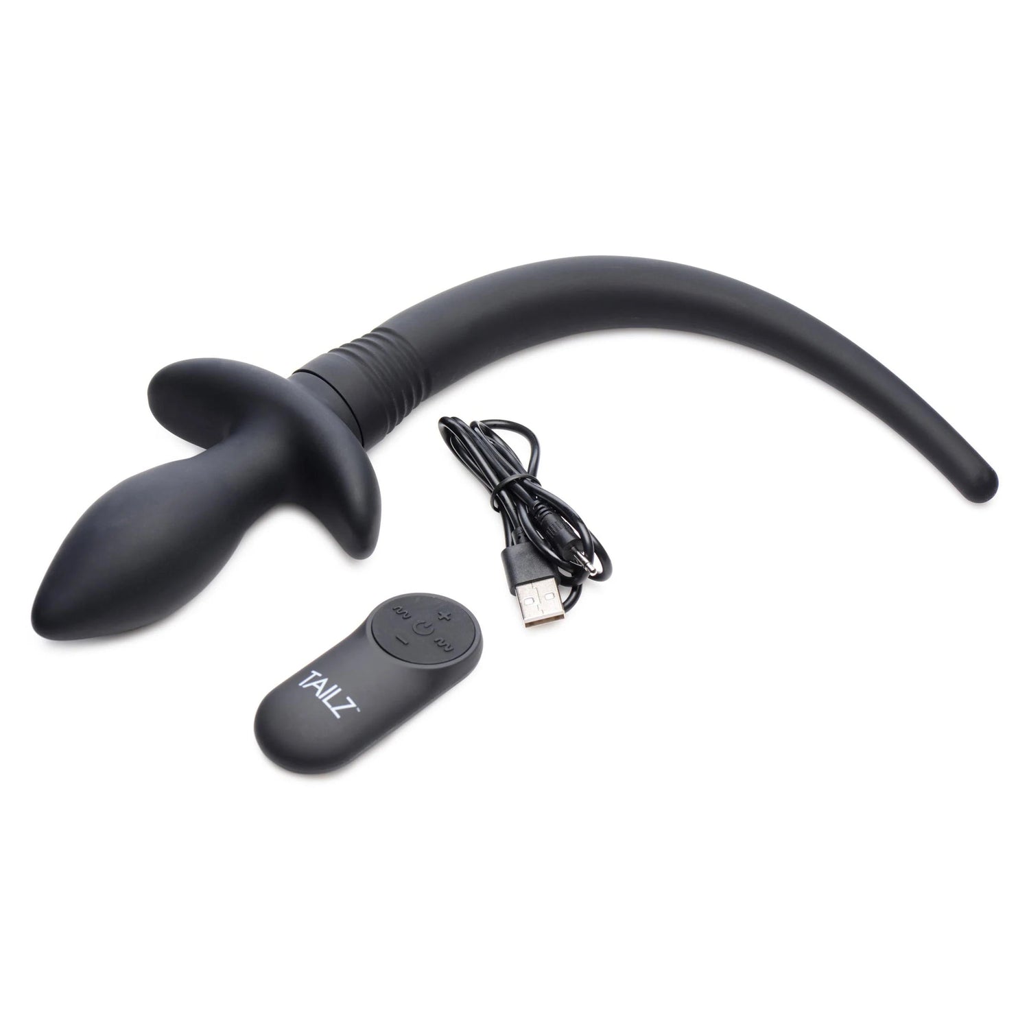 Remote Control Wagging and Vibrating Puppy Tail Anal Plug