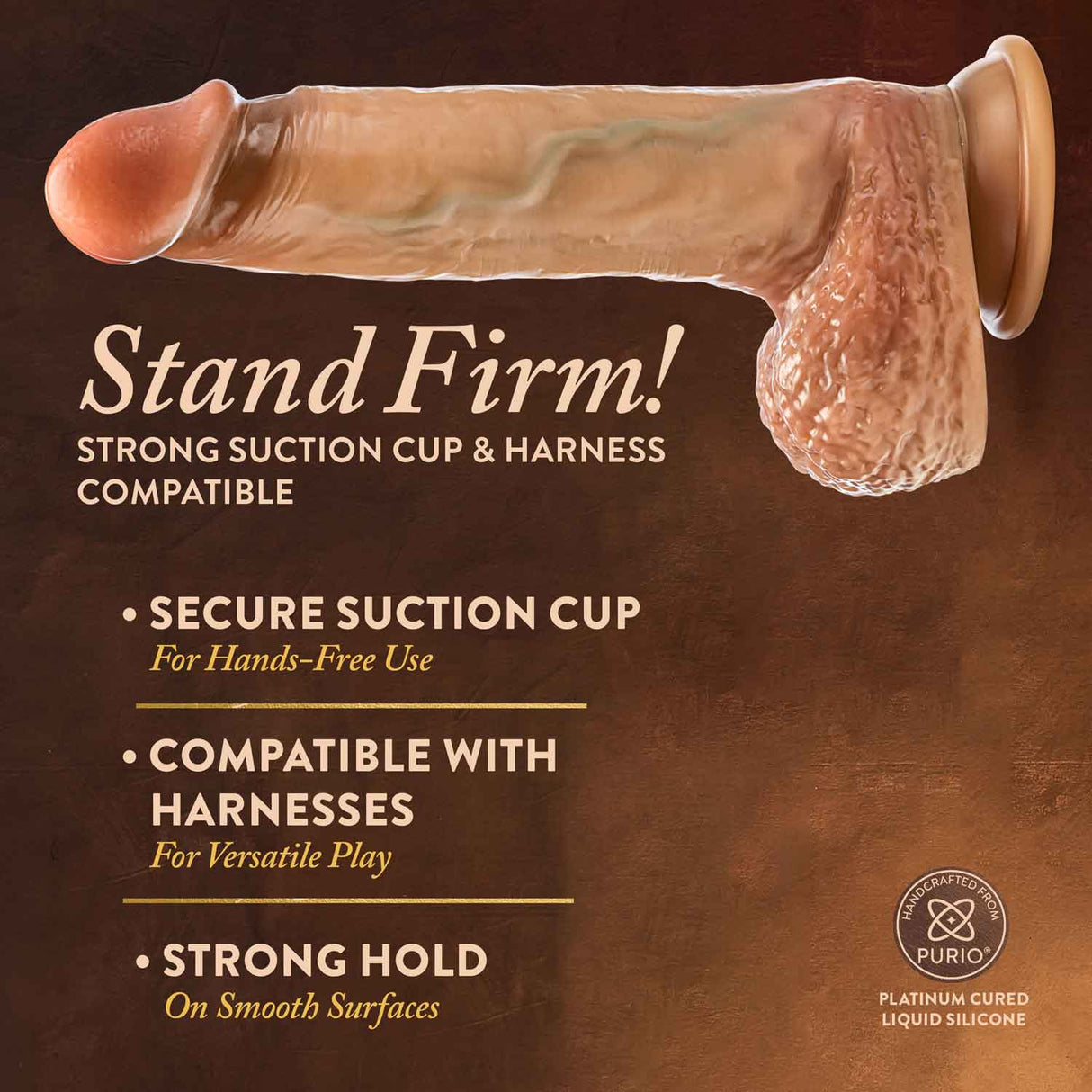 Renaissance Raphael 9.5 Inch Dual Density Sliding Foreskin Dildo