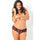 Rene Rofe Crotchless Lace Thong With Bows