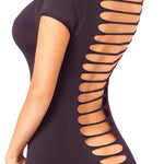 Rene Rofe Slinky Seamless Mini Dress with Sexy Back