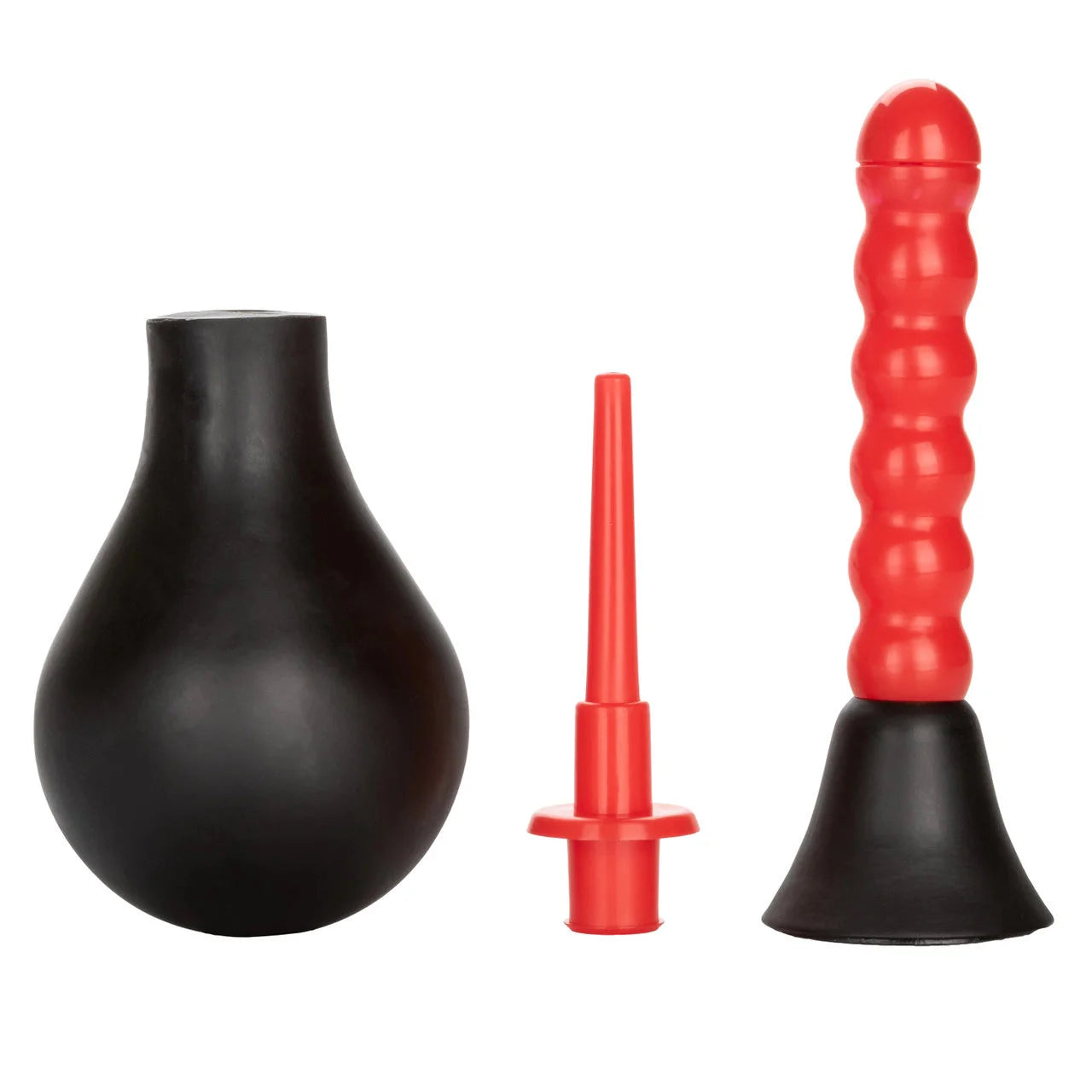 Ribbed Anal Douche with Attachments