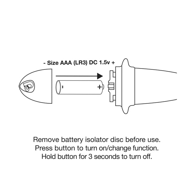 Rocks-Off Quest Prostate Bullet Vibrator - Black