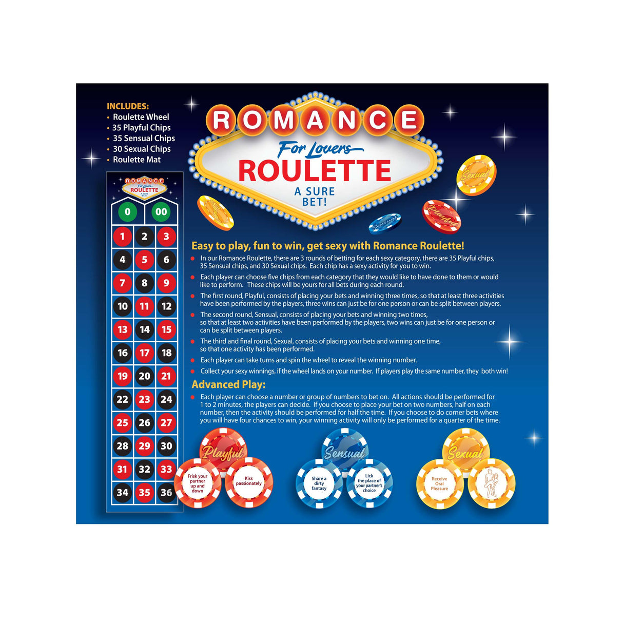 Romance Roulette Erotic Game