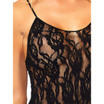 Rose Lace Chemise and G-String
