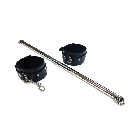 Rouge Adjustable Leg Spreader Bar with Leather Cuffs