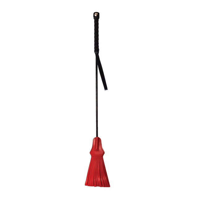 Rouge Tasseled Riding Crop