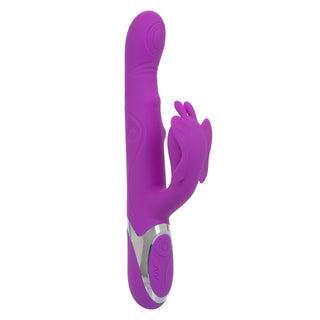 Enchanted Throbbing Butterfly Triple-Motor Rabbit Vibrator