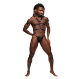 Sagittarius PU Leather Chest & Winged Back Harness