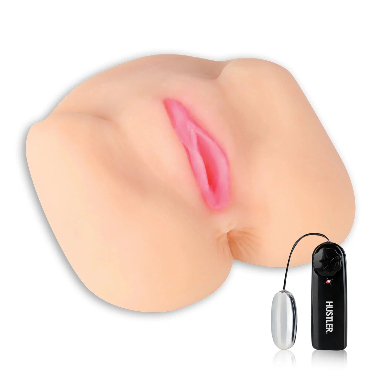 Sasha Grey Vibrating Spread Eagle Pussy & Ass Masturbator